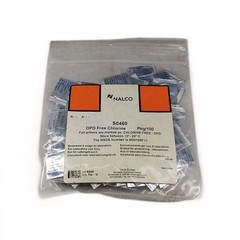 Lot Of 100 NALCO S0460 DPD Free Chlorine Reagent Powder Pillows