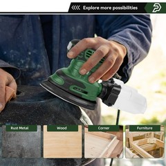 Prostormer Detail Sander, 13000RPM Mouse Sander, 1.6A Electric Palm Sanders w…