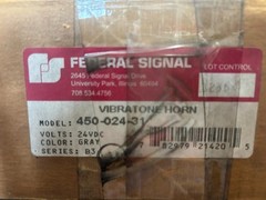 Brand New Federal Signal Vibratone Horn 24V 450-024-031 Also Sold As 450E-024