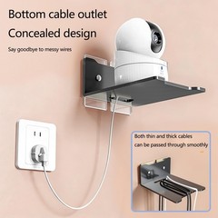 Heavy Duty Floating Shelves, Drillable No Drill Metal Wall Mount Shelves with…