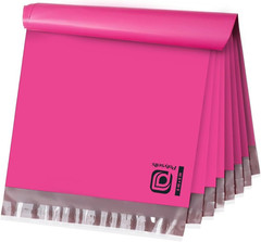Set 200 sobres polietileno rosa 15×23 cm autoadhesivos impermeables resistentes