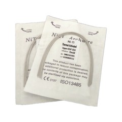 20Packs Dental Orthodontic Heat Thermal Activated Niti Rectangular Arch Wires