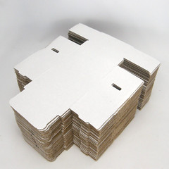 White Corrugated Shipping Mailer Packing Boxes 4x3x2 Inch Interior 50 Pack