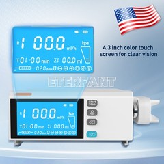 Syringe Pump Precise Control for Medical/Lab Use Touch Screen Stackable Design