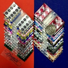 BaggiesSince1987 – 1034 Design Zip Bags 1000PCS Metallic 25 DSN MIX, READ DETAIL