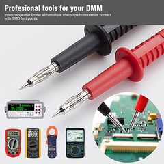 WGGE WG-012 Electronic Test Lead Kit with insulation alligator clips,Multimeters