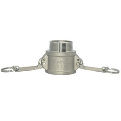 1.5″ 1-1/2 inch Type B Camlock Female to Male NPT Stainless SS 304 Hose Fitting