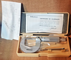 New Mitutoyo 0-1 Outside Micrometer .001″ Lock Ratchet Stop Machinist Tool