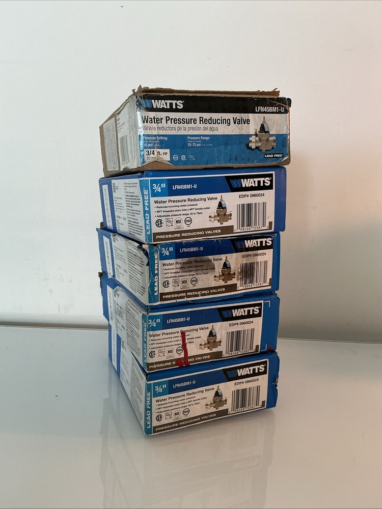 Watts 3/4 Water Pressure Reducing Valve (NPT THREADED UNION NOT INCLUDED)