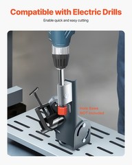 VEVOR Pipe Notcher 1/2 to 2-inch Tubing Notcher with 0 to 60° Adjustable Angle