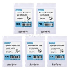 10X Dental Orthodontic Buccal Tubes 1st Molar Roth 022 Tube Convertible AZDENT