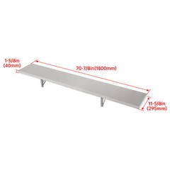 Shelf for Concession Window Food Truck Accessories Business Stainless 6 Foot New