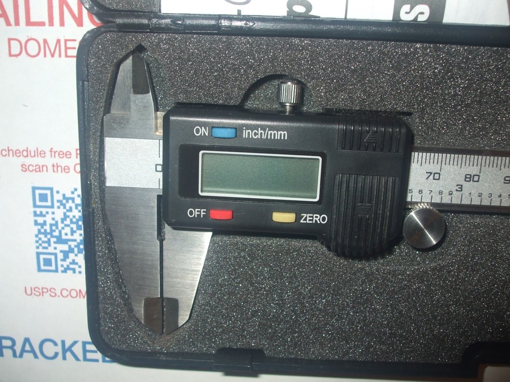 Blue-Point Digital Caliper 0-6 in, 0.0005 in Resolution, IP40, MCAL6A