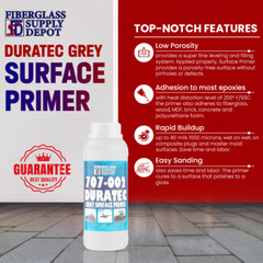 707-002 Duratec Surface Primer Grey with 15cc Hardener- 1 Quart