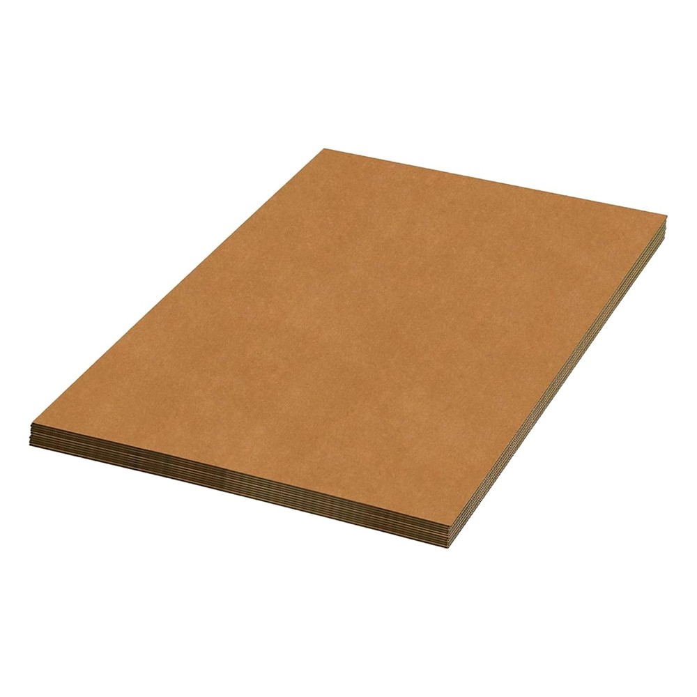 Double Wall Corrugated Cardboard Sheets, 24″ x 48″, Kraft (Pack of 5), (BSP24…