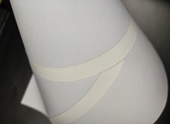 Lot of 60 roll case, WHITE VENEER IRON ON BANDING 25′ X 3/4″ 1,500 total ft.