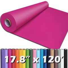 PerkHomy 17.8″ x 1,440″ (120′) Rose Red Kraft Paper Roll for Craft Bulletin B…