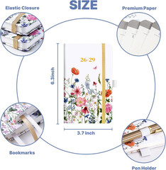 2026-2029 Pocket Calendar – Pocket Planner from Jul. 2026 to Jun. 2029, 3 Year