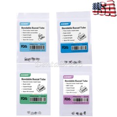 10x Dental Ortho 1st/2nd Molar Single Buccal Tube Bondable Roth/MBT 022 018 USPS