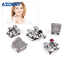 AZDENT Dental Orthodontic Ultrathin Mini/Standard Metal Bracket Braces Hook 345