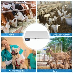 1100 lbs Large Digital Electronic Scale Veterinary Pet Animal Weight for Dog Cat