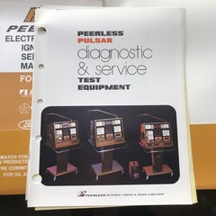 Vintage Peerless Instrument Diagnostic Salesman Training Paperwork Flyers Manual