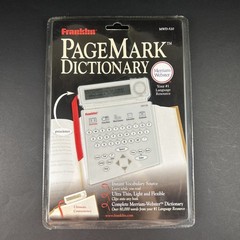 Franklin MWD-520 Merriam-Webster Electronic Pagemark Dictionary