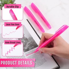 Fuutreo 60 Pack Pastel Highlighters Bulk Bright Color Highlighter Marker Chis…