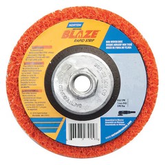 Norton Abrasives 66254498101 Non-Woven Depressed Center Disc, Type 27, 4 1/2 In