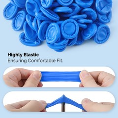 JMU Finger Cots Medium Latex Fingertip Protective Anti Static Powder Free