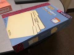 Smead 1/3 Cut Assorted Position 100 File Folders, One-Ply Top Tab, Legal, Manila