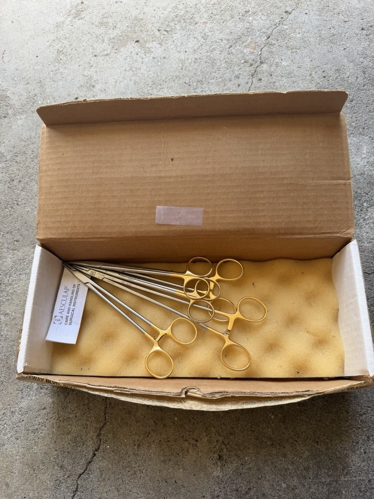 Aesculap L ( LOT OF 5 ) 180mm Needle Holder FINE GRIP 7″ FOR SURGICAL