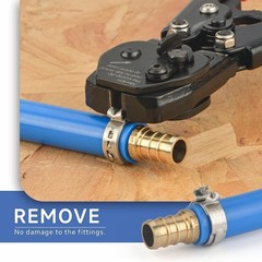 Heavy-Duty PEX Tool Set with Clamps and Pipe Cutter – Ideal for DIY and Plumbing