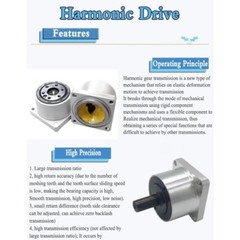 Micro Harmonic Drive Reducer Precision Harmonic Gearbox Robot Arm Cam Divider