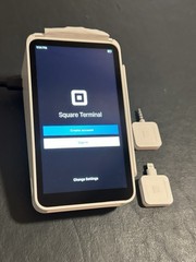 Square Terminal All-In-One Credit Card Reader SPD2-01-A w/ Power Adapter Charger