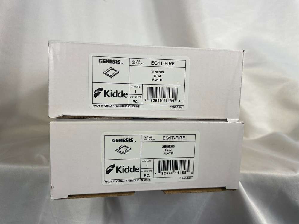 Kidde Genesis EG1T – Fire trim plate kidde – Lot of 2