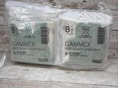 Gammex Non-Latex PI Underglove Sterile PI-Kare *20 Pair* Size 8.5 *See Date*6-25