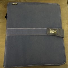 Vintage 1990s Mead Five-Star First Gear Navy Nylon 3 Ring Notebook