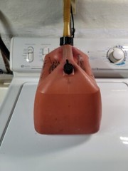 Vintage Pre Ban Rubbermaid Gott 2.5 Gallon Vented SpoutGas Fuel Can 1226 USA