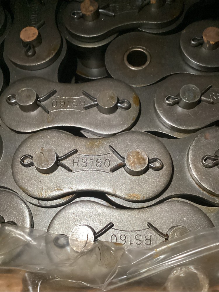 US Tsubaki 10FT Double Strand Roller Chain RS160 NIB