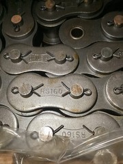 US Tsubaki 10FT Double Strand Roller Chain RS160 NIB