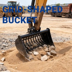 11-in-1 Mini Excavator Attachment Set: From Rakes to Buckets & Quick Coupler