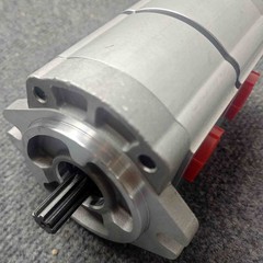 PGP51088G3LP Two-Section Hydraulic Pump for AGT Skid Steer Loader KTT23