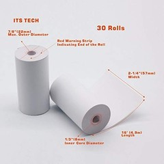 30 Coreless Thermal Paper Rolls for Poynt Smart Payment Terminal Receipt Printer