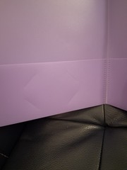 3 Pocket Folder Lavender Color, Plastic, 9.5 X 11