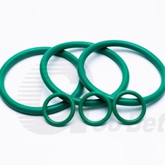 3.55mm Cross Section Metric FPM FKM Rubber O-Rings 3mm-390mm ID 75 Shore A Green