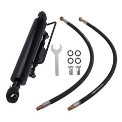 Hydraulic Top Link For Cat.1-1 With Locking Block 16 1/8-22 7/16” With 2X Hoses