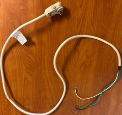 Amana PTAC Power Cord 20A 240V LCDI GFI Tower 30392 Air Conditioner Cord