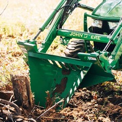 Titan Attachments Economy Series Stump Bucket Tree Scoop Digger Fits John Deere