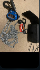 Mini Chain Hoist 1/2 Ton 1100Lbs Capacity 10Ft Lift Manual Lever Chain Hoist …